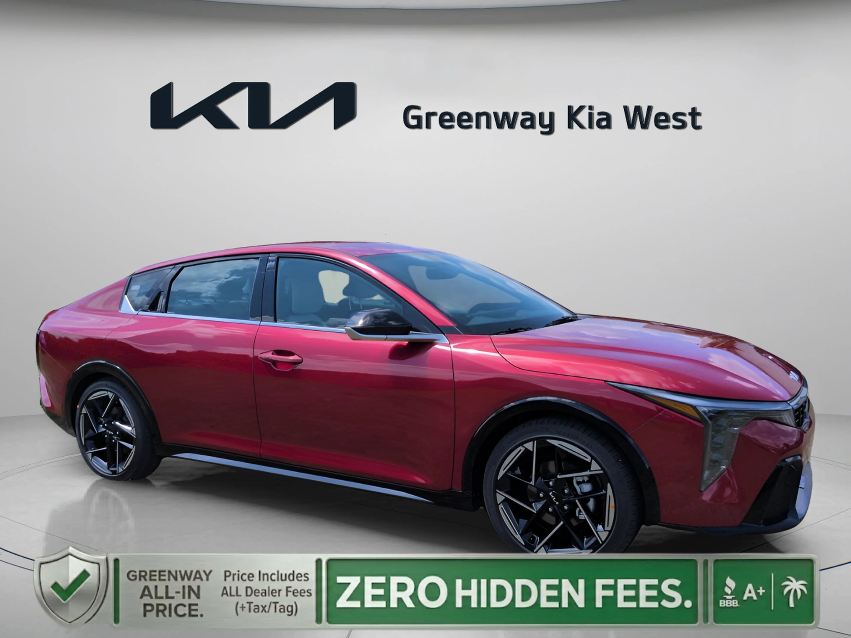 New 2026 Currant Red Kia GT-Line image 1