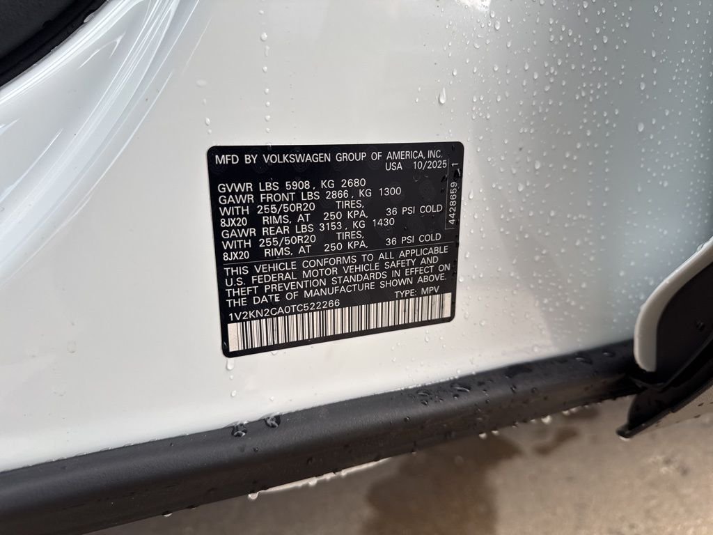New 2026 Opal White Pearl Volkswagen 2.0T SE w/Technology image 30