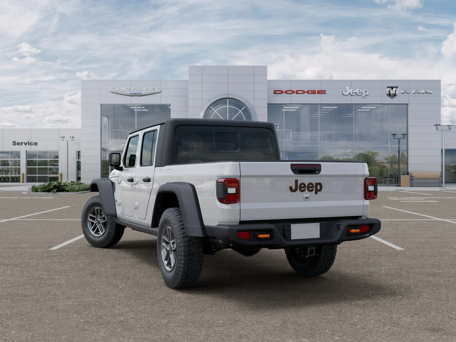 New 2026 Bright White Clear-Coat Exterior Paint Jeep Mojave image 36