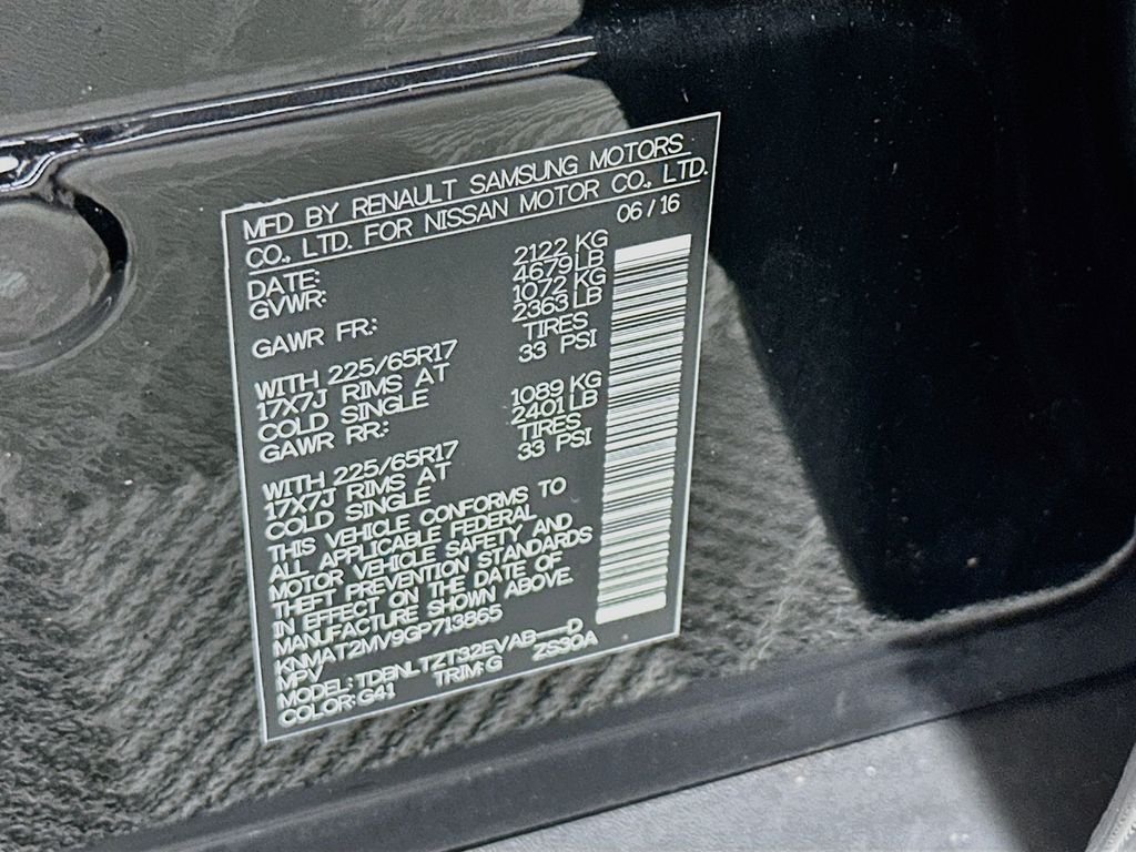Used 2016 Magnetic Black Nissan SV image 33