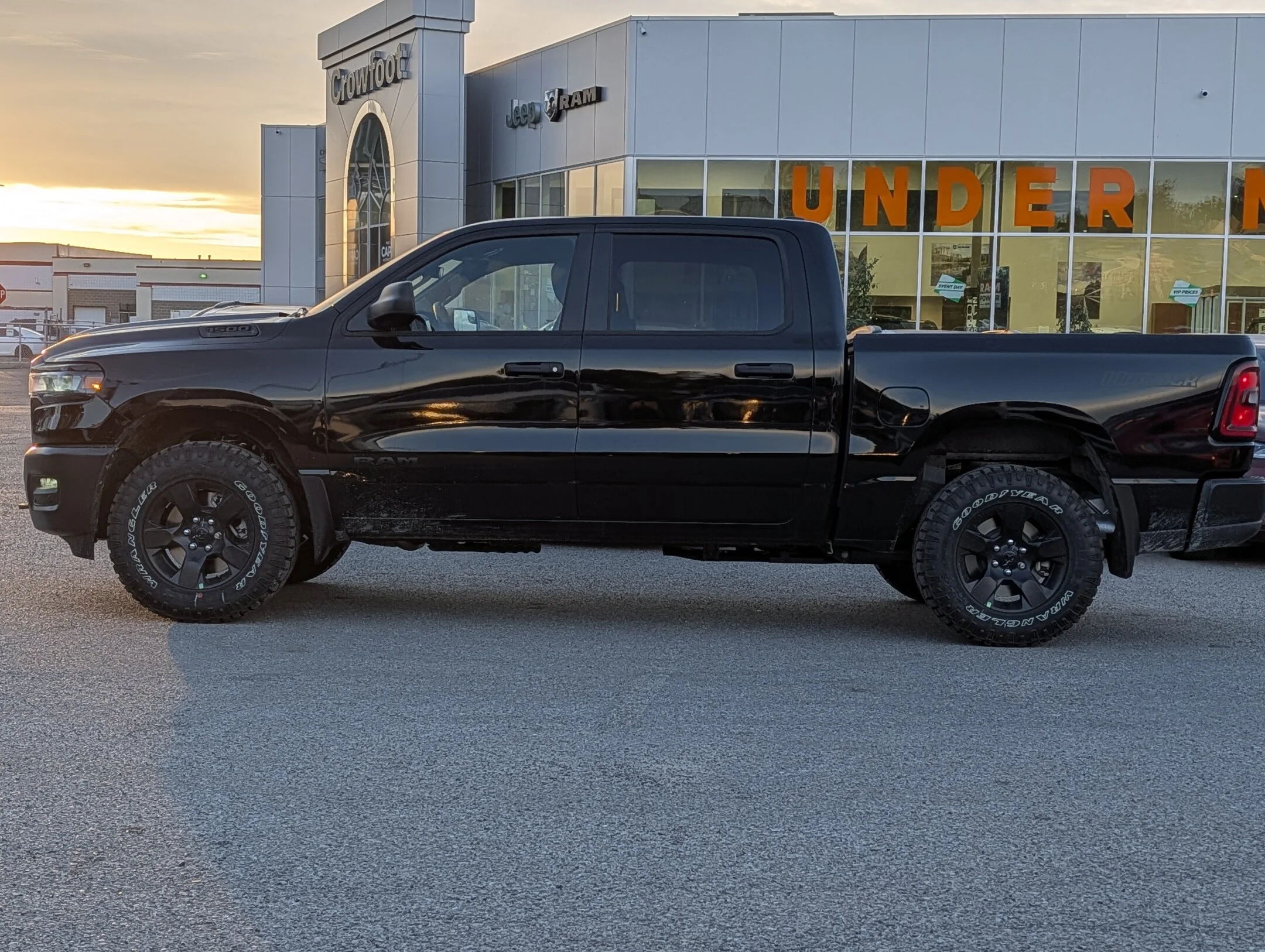 New 2026 Black RAM Warlock - - E-Locker Axle - 18 Black Wheels - Skid Plates - Trailer Brake Control & More! image 5