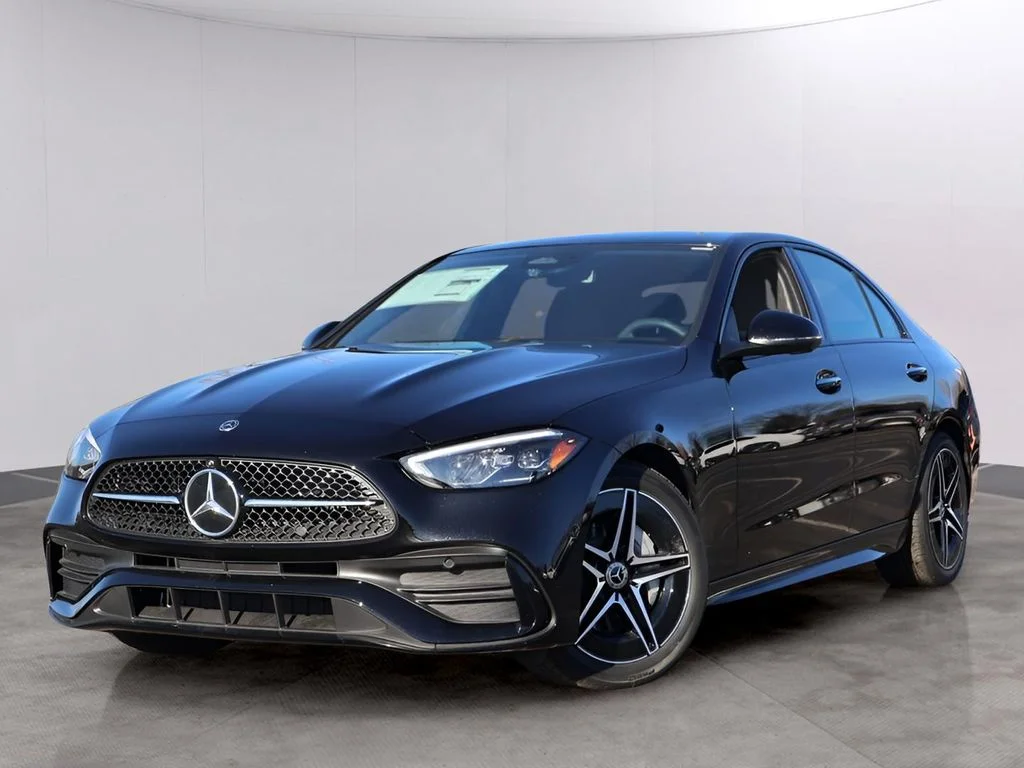 Certified Used 2026 Obsidian Black Metallic Mercedes-Benz C 300 image 1