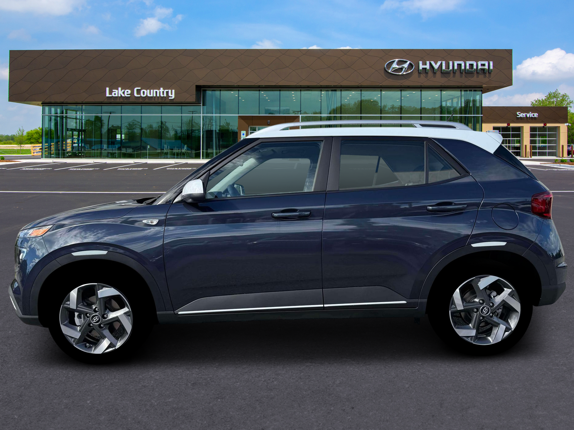New 2026 White Hyundai SEL w/Two-Tone Roof image 3
