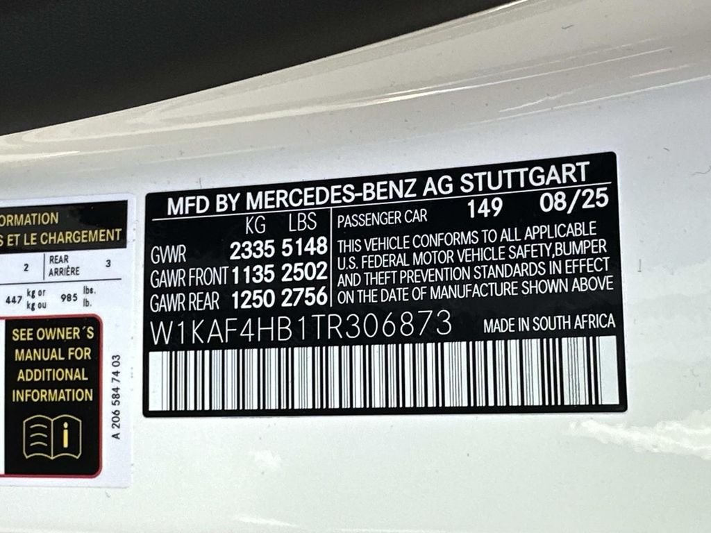 Certified Used 2026 Polar White Mercedes-Benz C 300 image 25
