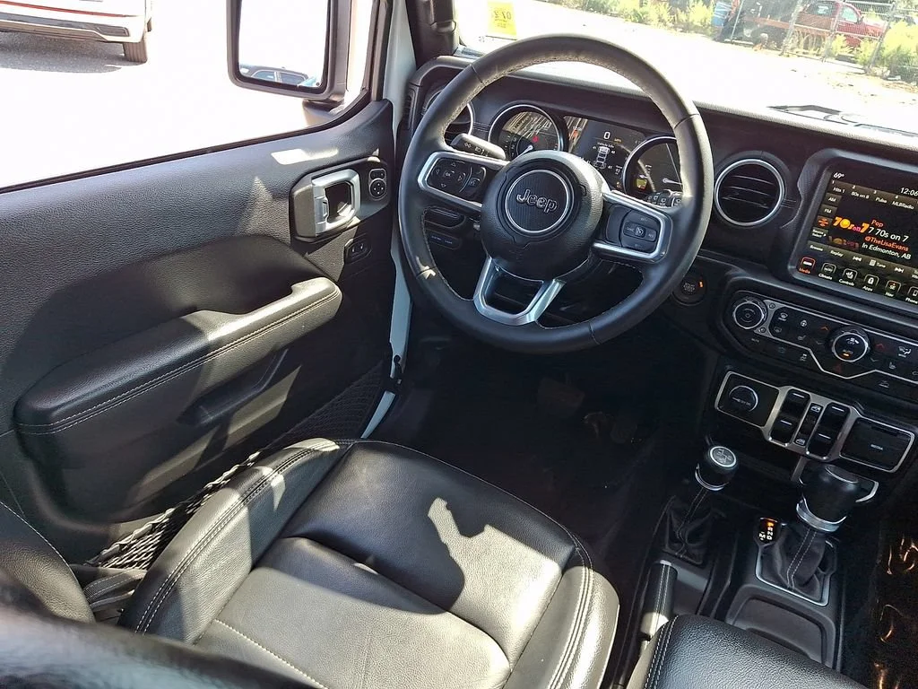 Used 2023 Bright White Clearcoat Jeep Sahara image 15