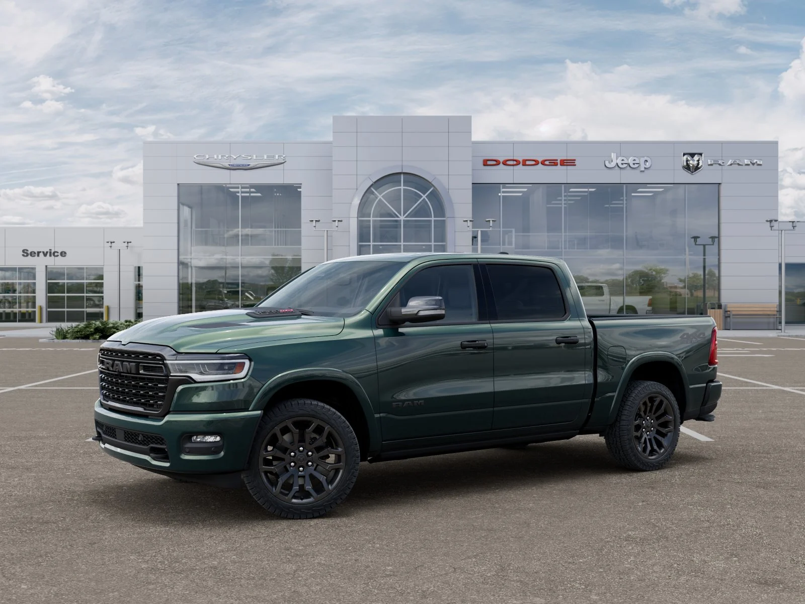 New 2026 Serrano-Green Metallic Exterior Paint RAM Limited image 2