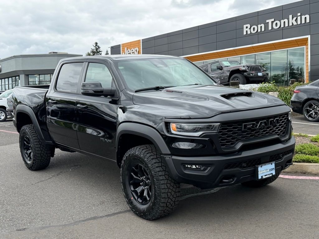 New 2026 Diamond Black Crystal Pearl-Coat Exterior Paint RAM RHO image 2