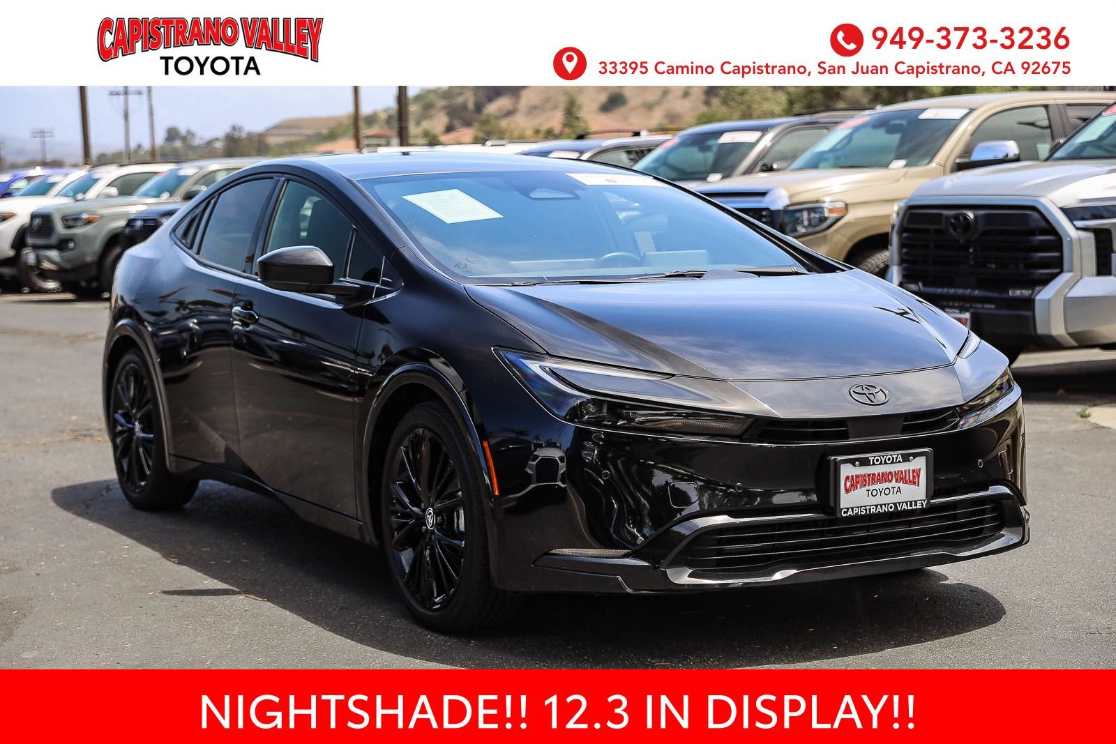 Certified Used 2025 MIDNIGHT BLACK METALLIC Toyota Nightshade image 3