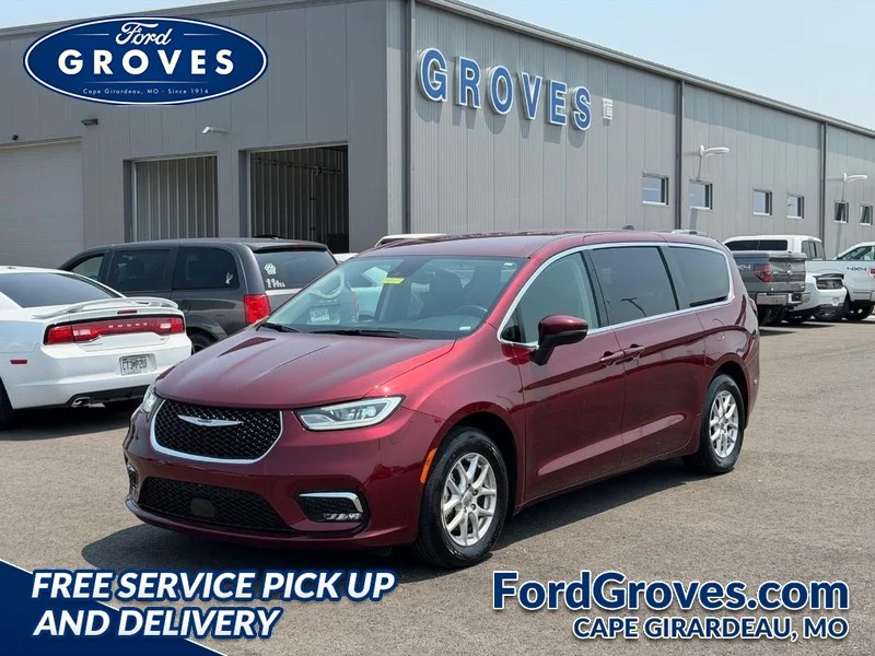 Certified Used 2023 Velvet Red Pearlcoat Chrysler Touring L image 1
