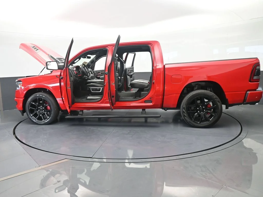 Used 2023 Flame Red Clearcoat Ram Laramie image 82