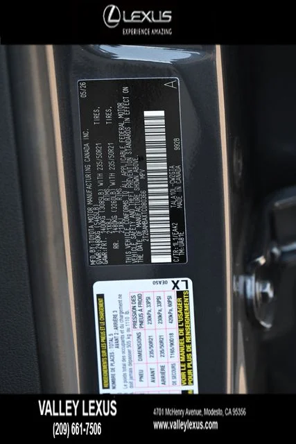 New 2026 Cloudburst Gray Lexus  350 PREMIUM image 23