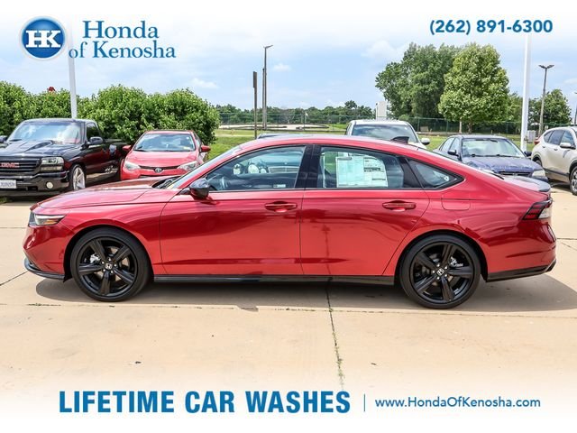 Certified Used 2025 Radiant Red Metallic Honda HYBRID SPORT-L image 2