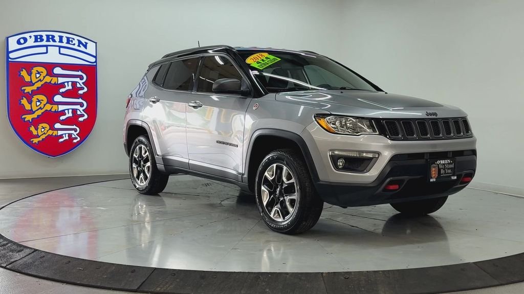 Used 2018 Jeep Compass Trailhawk with VIN 3C4NJDDB1JT451416 for sale in Normal, IL