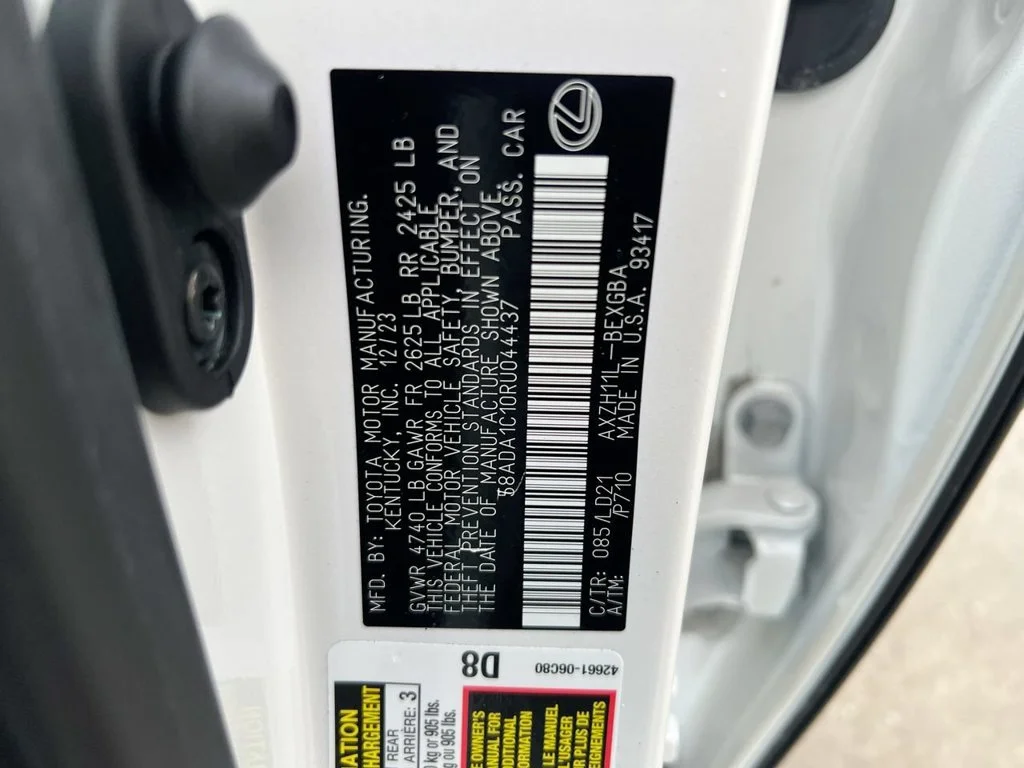 Certified Used 2024 EMINENT WHITE PEARL Lexus 300h image 22
