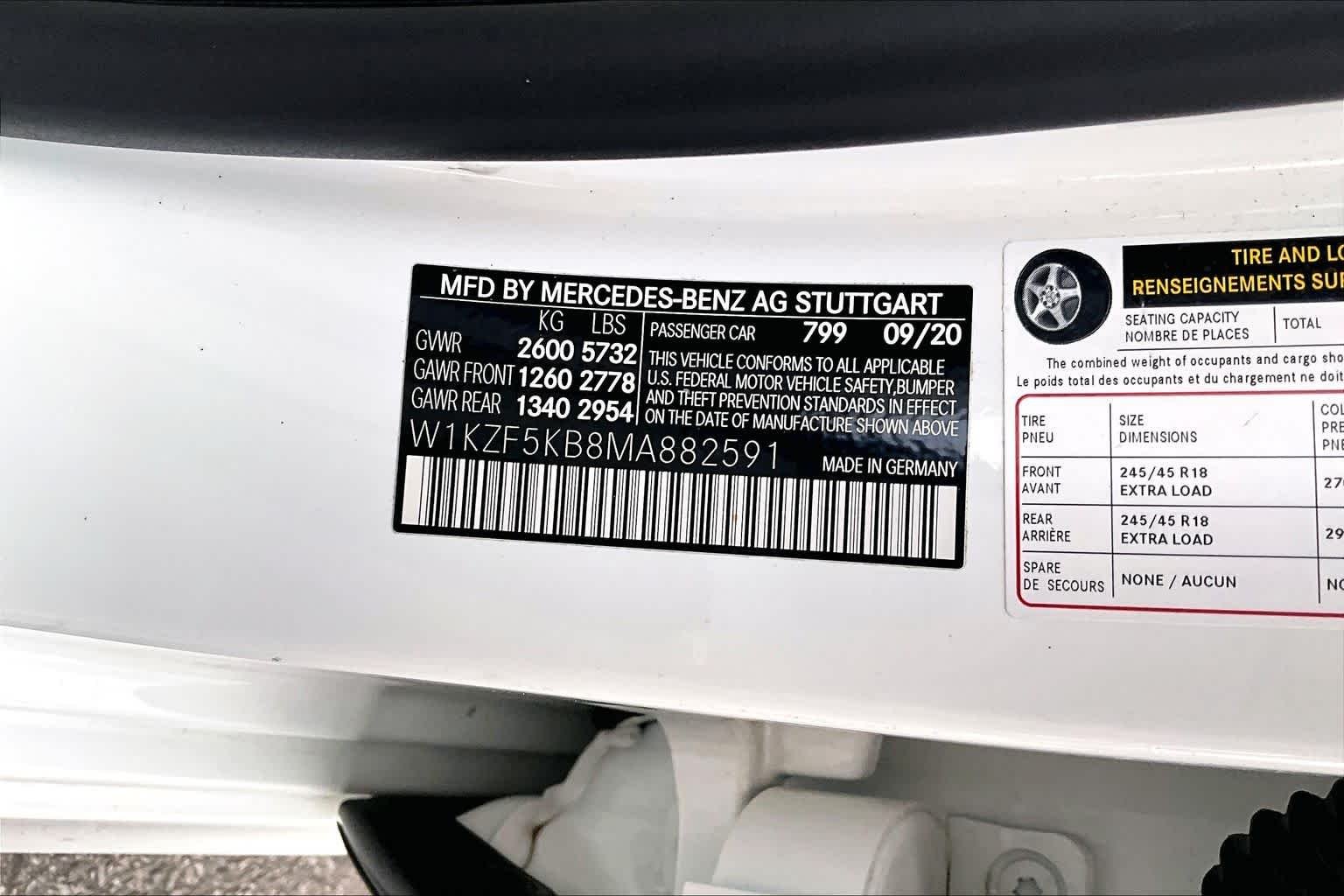 Certified Used 2021 designo Diamond White Metallic Mercedes-Benz E 450 image 37
