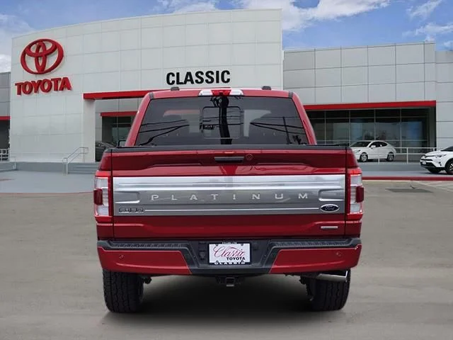 Used 2022 Red Metallic Ford Platinum image 5