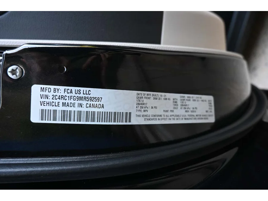 Used 2021 BLACK Chrysler Touring Mobility Handicap Van image 34