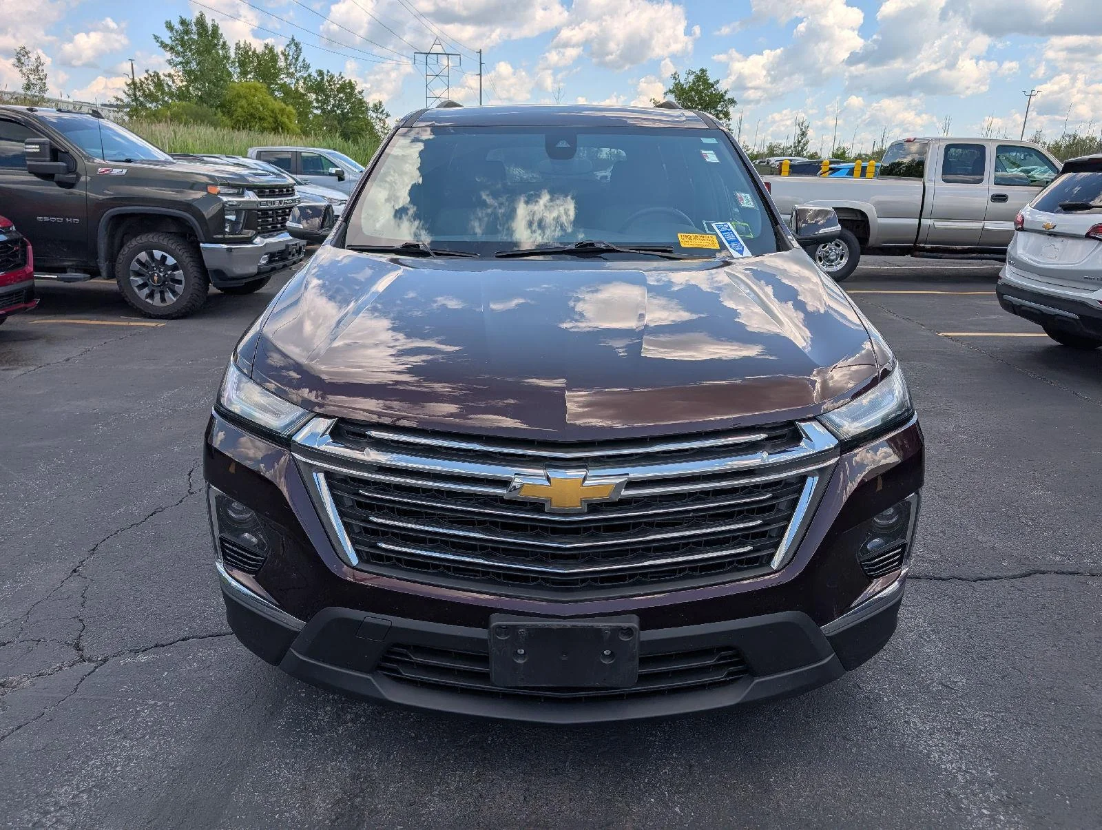 Used 2023 BLACK CHERRY METALLIC Chevrolet LT Cloth image 2