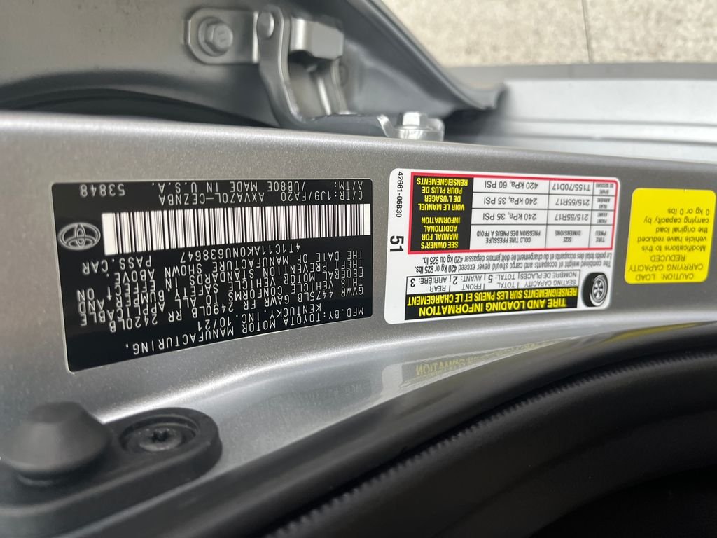 Used 2022 Silver Toyota LE image 22