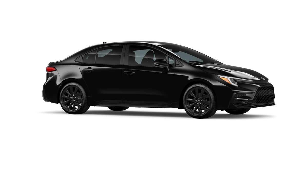 New 2026 Midnight Black Metallic Toyota Hybrid SE image 13