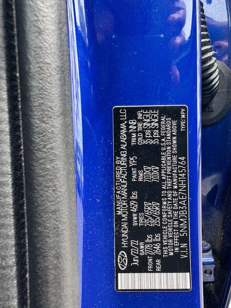 Used 2022 Blue Hyundai SEL image 28