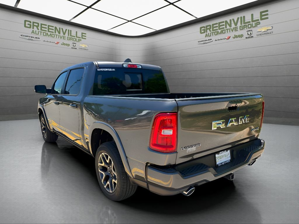 New 2026 Granite Crystal Metallic Clear-Coat Exterior Paint RAM Laramie Hemi 4x4 Crew Cab image 7