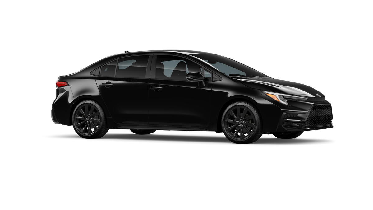 New 2026 Midnight Black Metallic Toyota Hybrid SE image 13