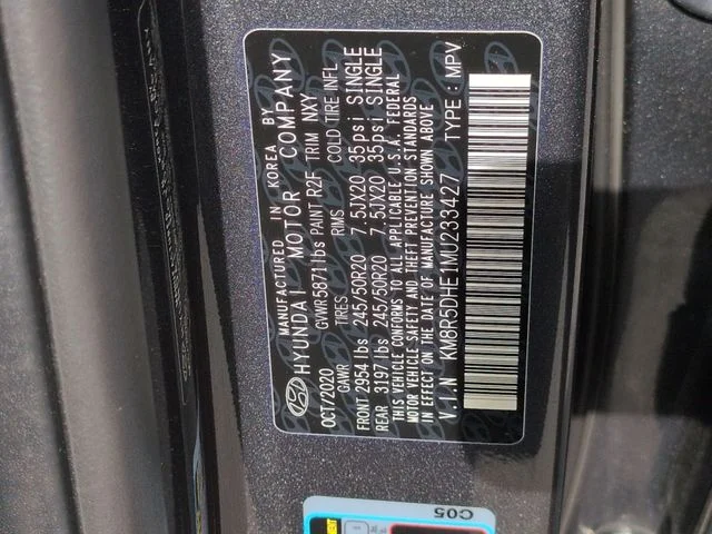 Used 2021 Green Hyundai Limited image 42