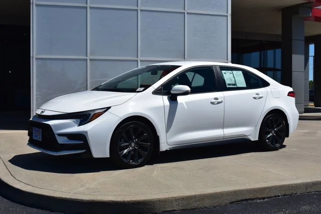 Used 2023 White Toyota SE image 2