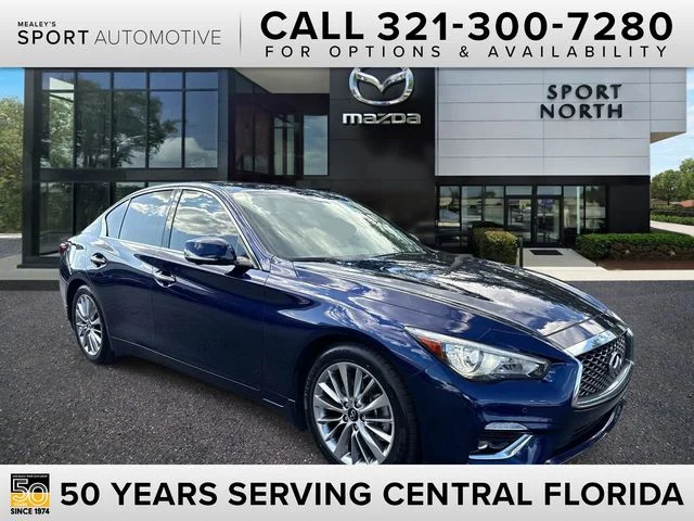 Used 2023 Blue INFINITI LUXE image 1