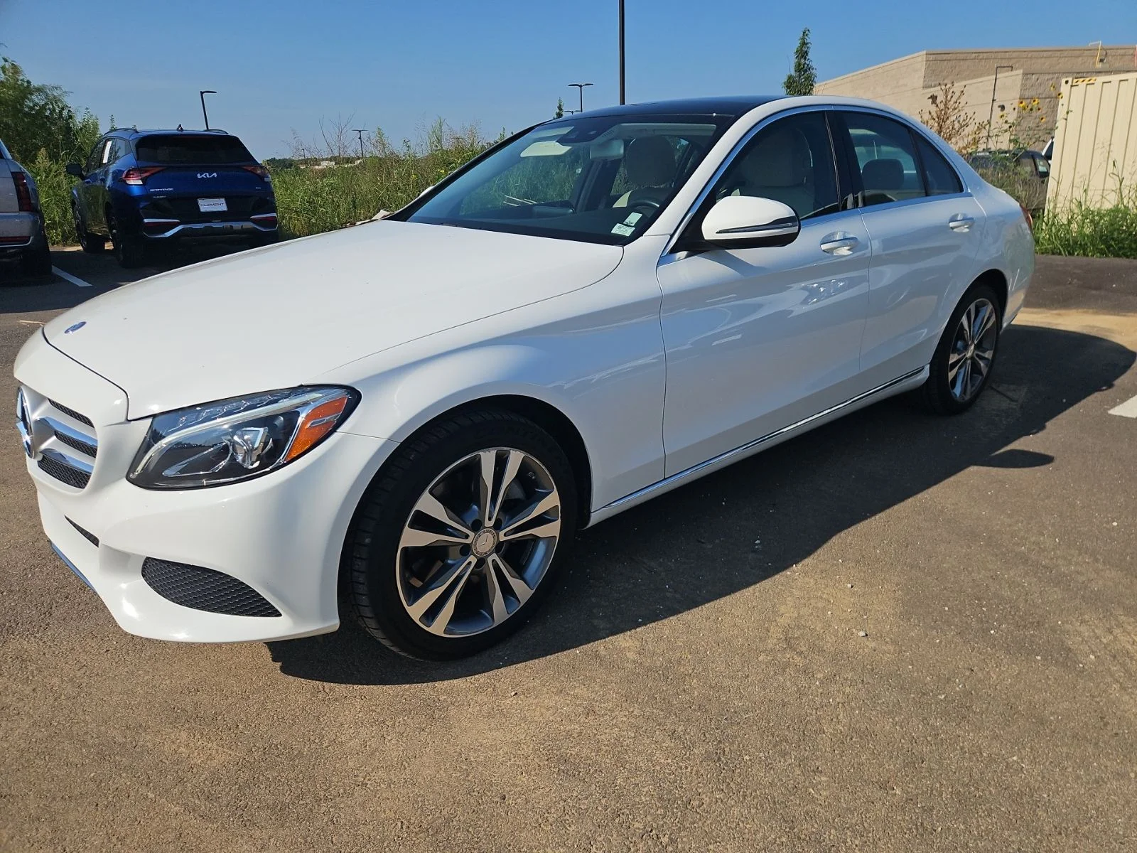 Used 2017 White Mercedes-Benz C 300 image 2