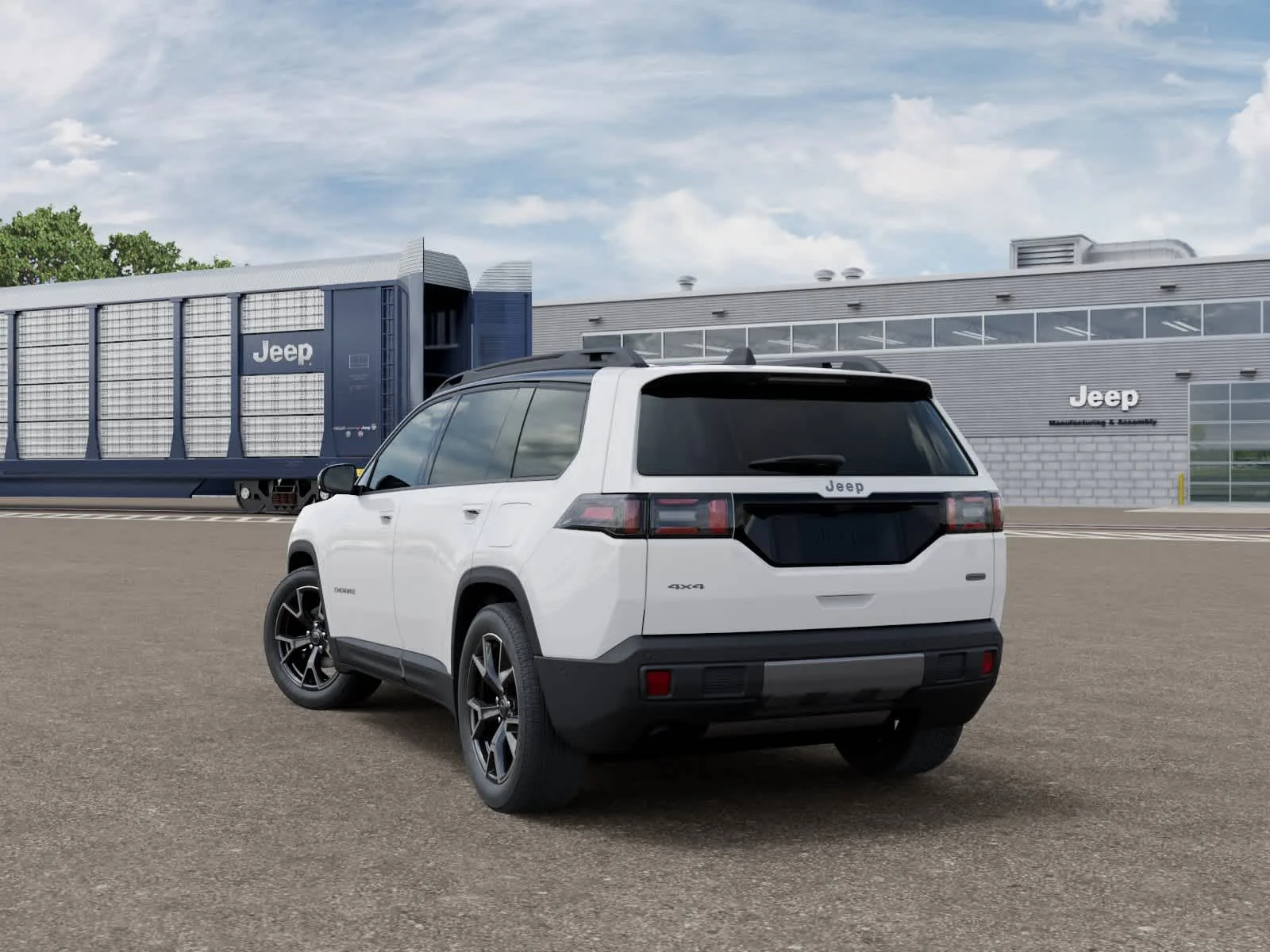 New 2027 Bright White Clearcoat Jeep Overland image 3