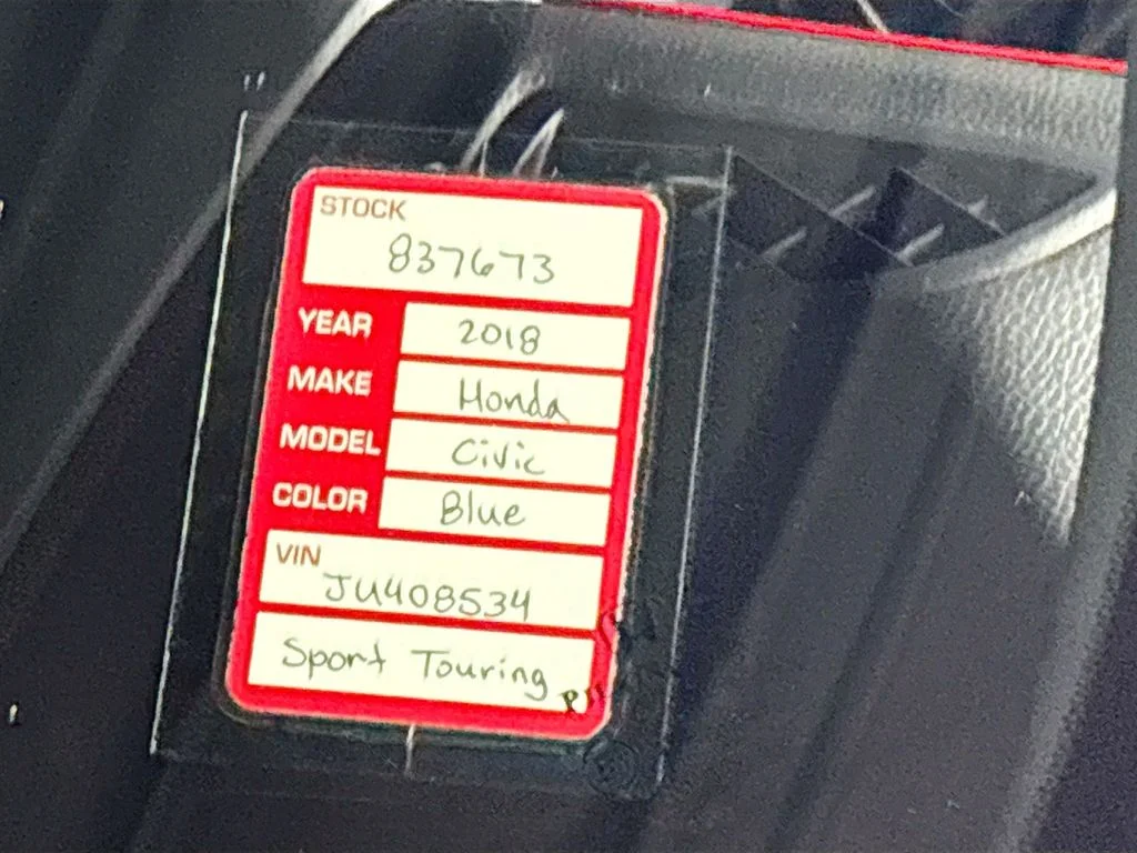 Used 2018 Blue Honda Sport Touring image 26