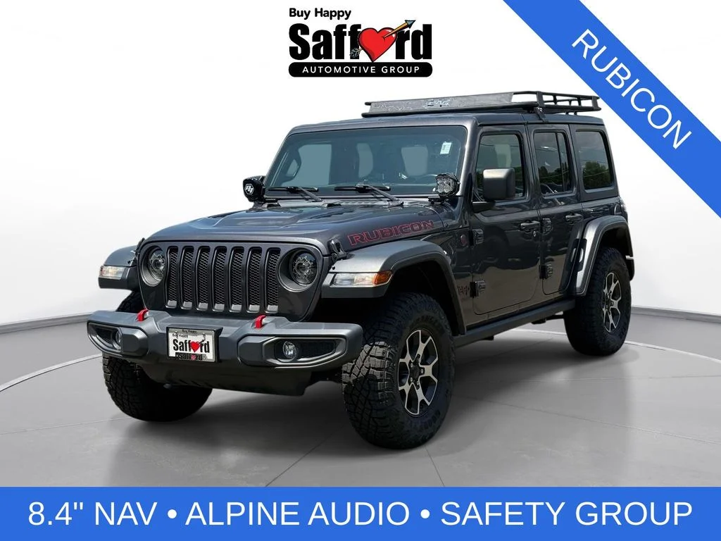 Used 2021 Gray Jeep Unlimited Rubicon image 1
