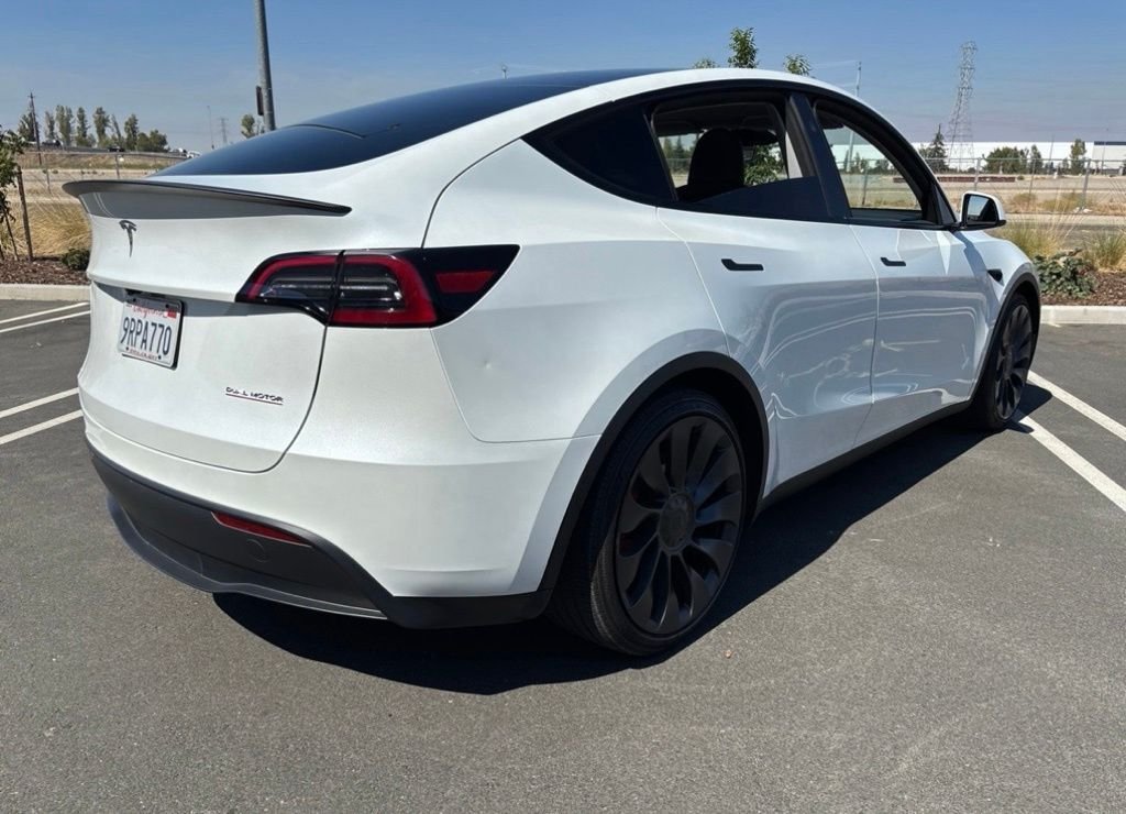Used 2025 White Tesla Performance image 4