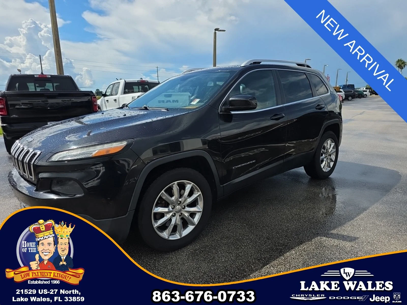 Used 2014 Black Jeep Limited image 3