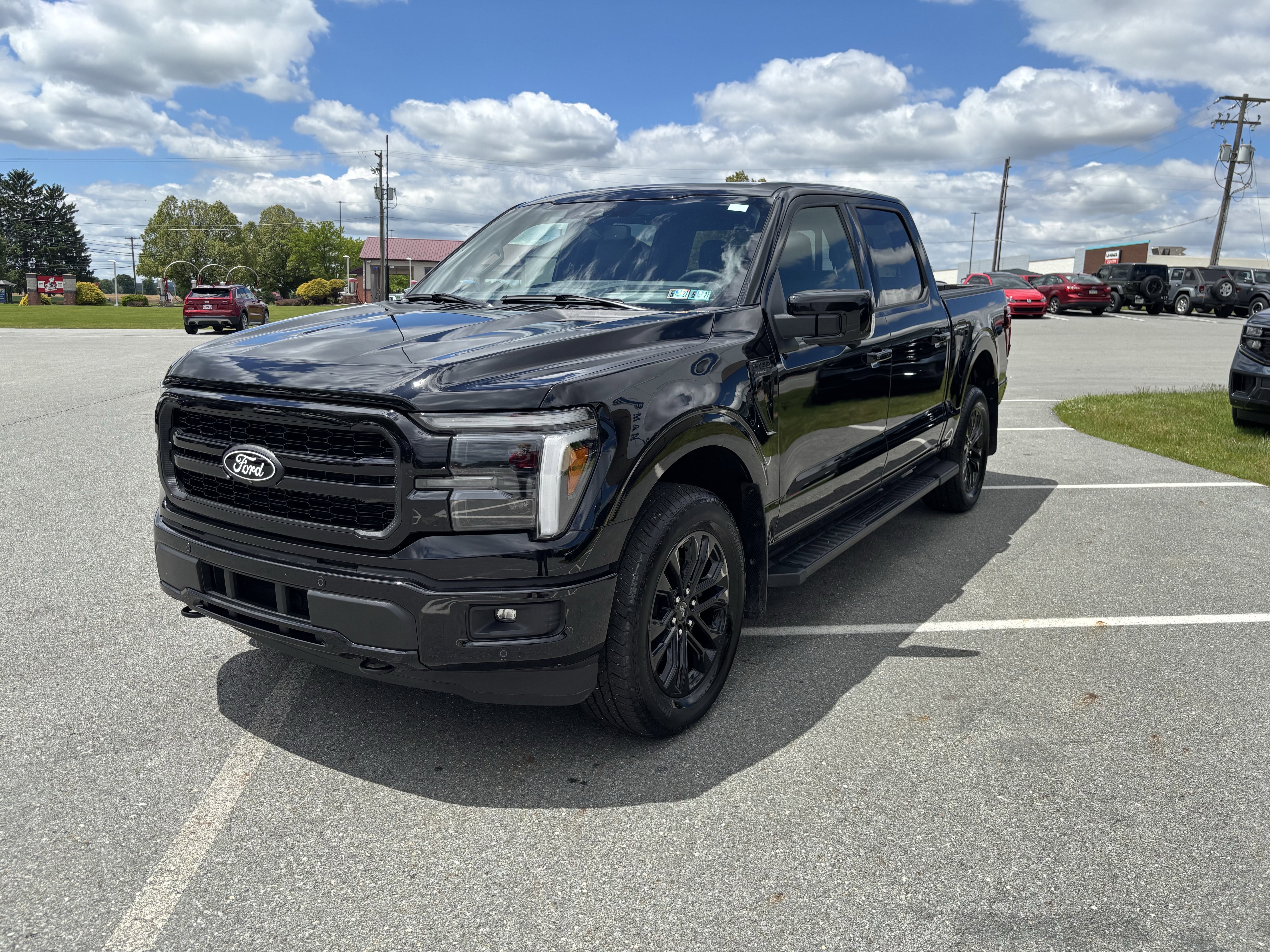 Used 2025 Black Ford LARIAT image 3