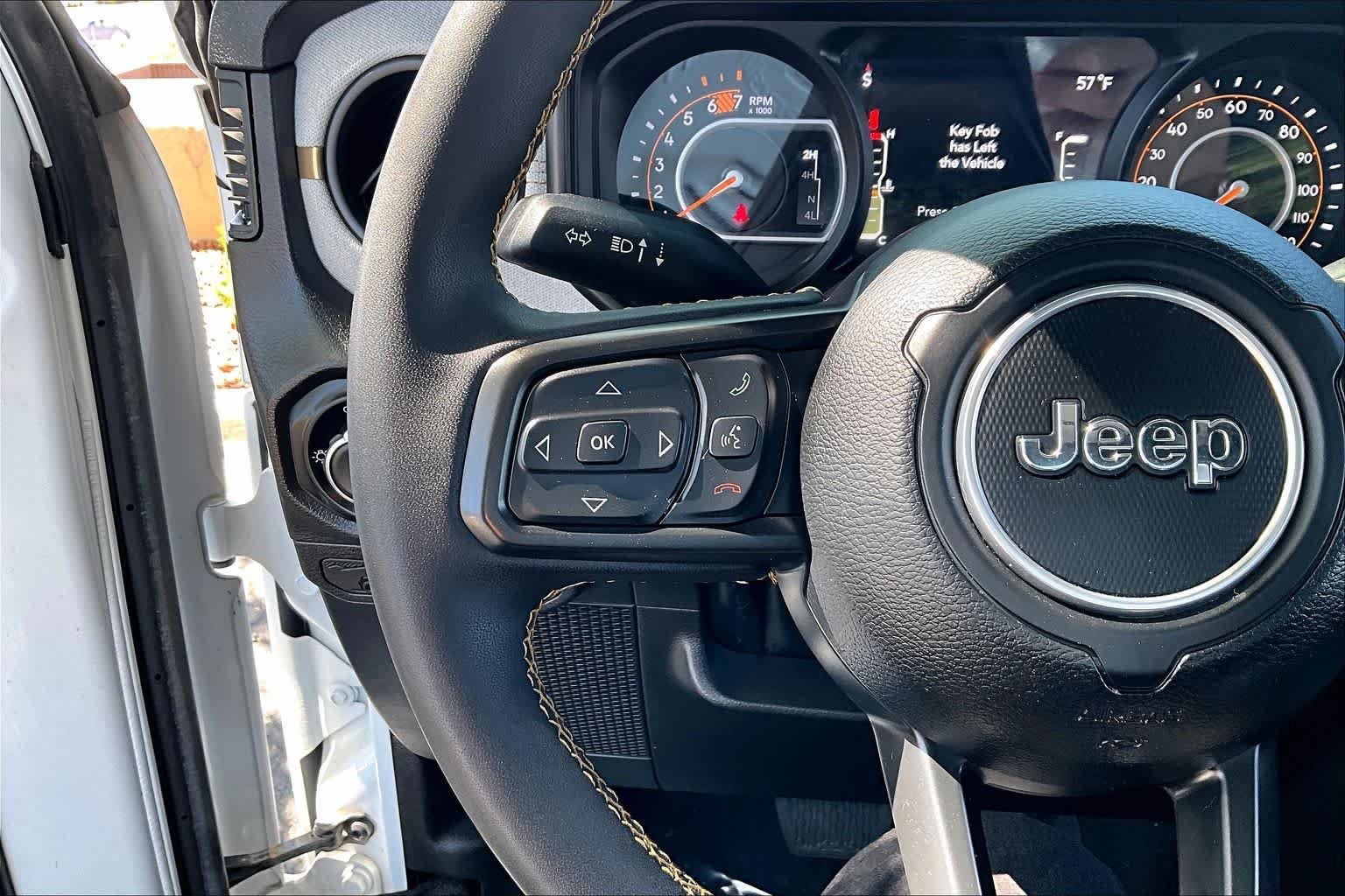 Used 2024 Bright White Clearcoat Jeep Willys image 24
