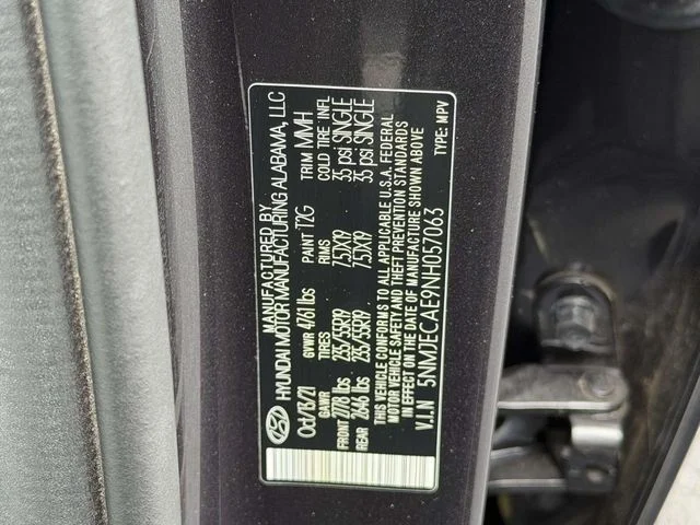 Used 2022 Gray Hyundai Limited image 30