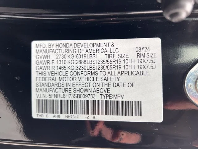 Certified Used 2025 Crystal Black Pearl Honda Sport-L image 17