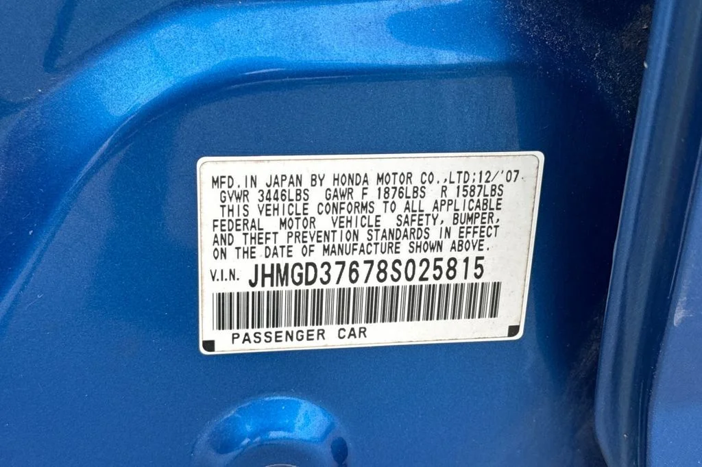 Used 2008 Vivid Blue Pearl Honda Sport image 28