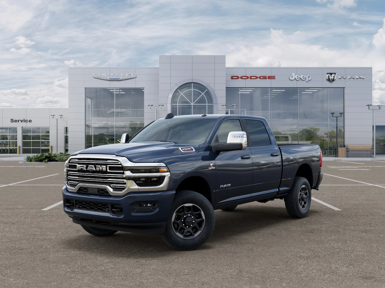 New 2026 Forged Blue Metallic Exterior Paint RAM Laramie image 23