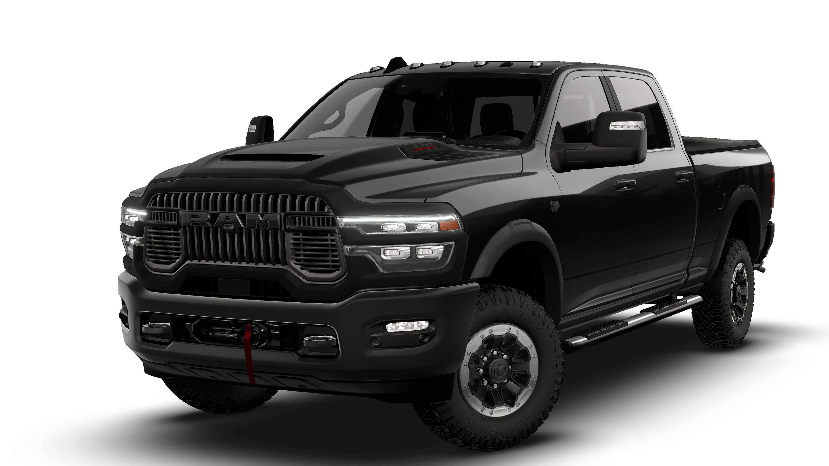 New 2027 Diamond Black Crystal Pearl-Coat Paint RAM Power Wagon image 27