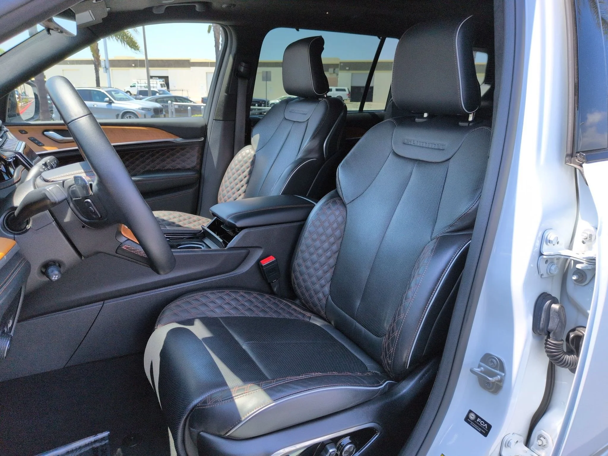 Used 2023 Bright White Clearcoat Jeep Summit Reserve image 14
