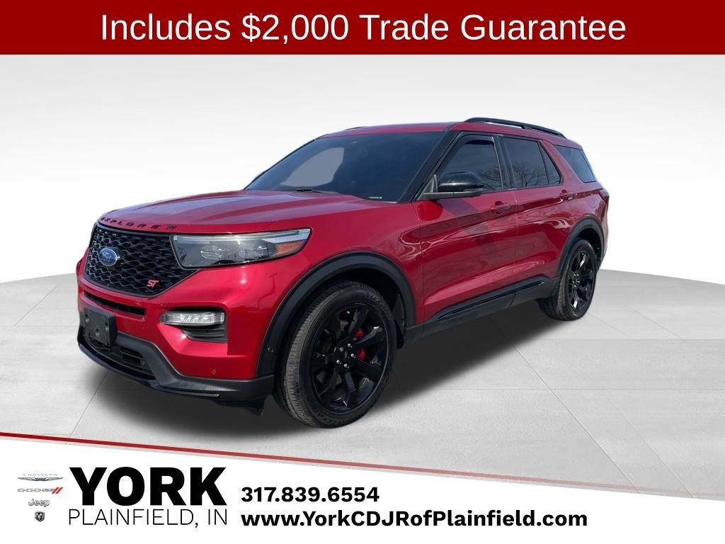 Red 2020 Ford Explorer ST AWD SUV / Crossover All-Wheel Drive Automatic