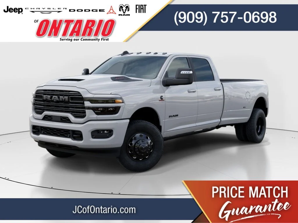 New 2026 Bright White Clear-Coat Exterior Paint RAM Laramie image 1