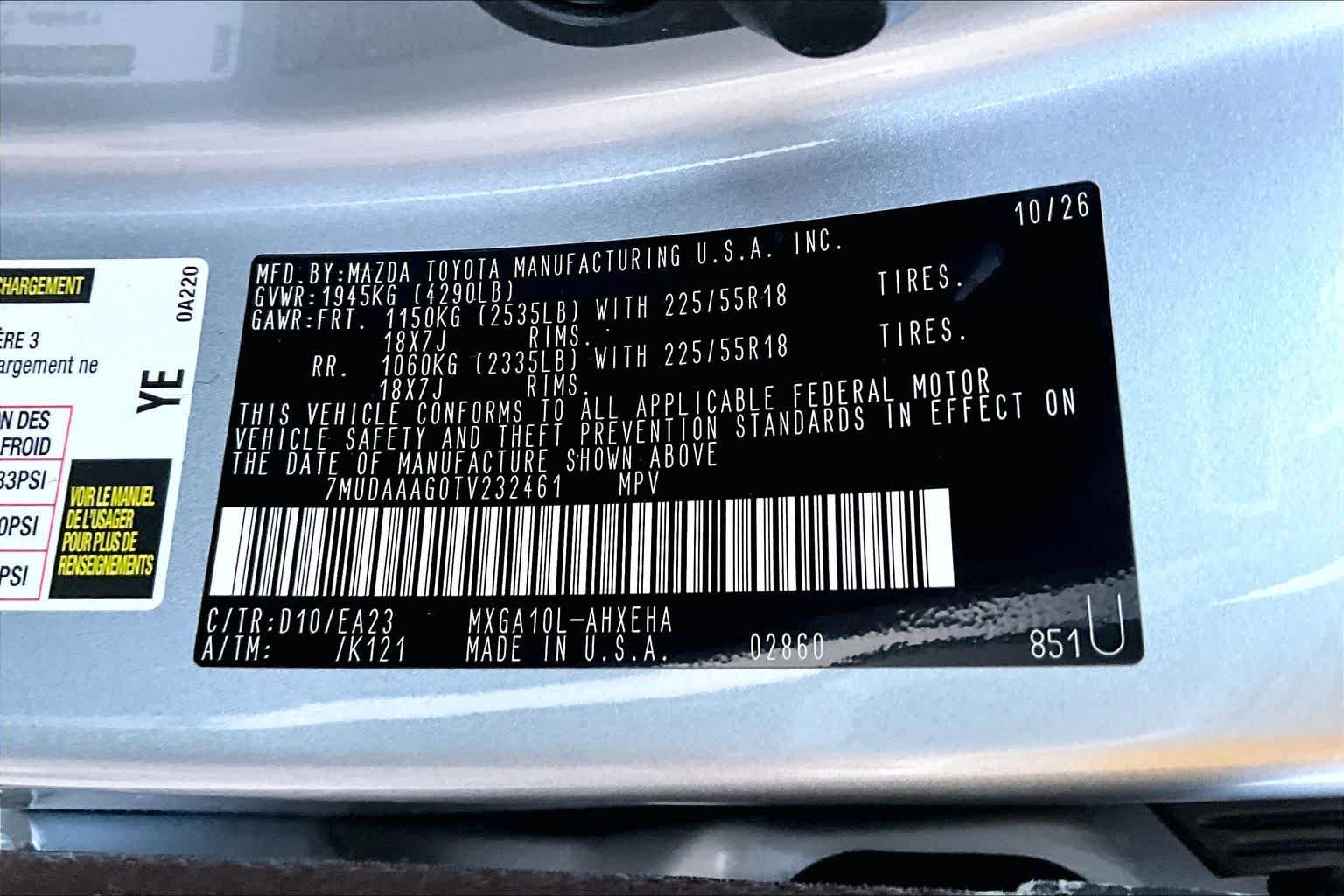 New 2026 Sonic Silver Toyota XLE image 17