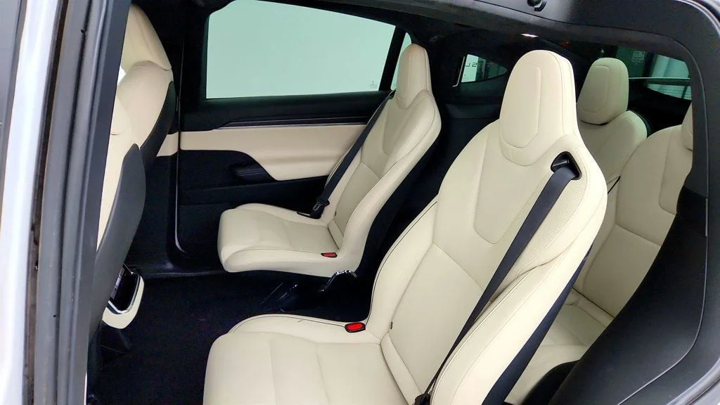 Used 2022 Pearl White Multi-Coat Tesla Plaid AWD w/ 22