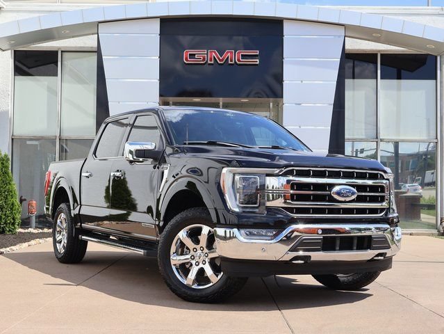 Used 2021 Black Ford LARIAT image 1