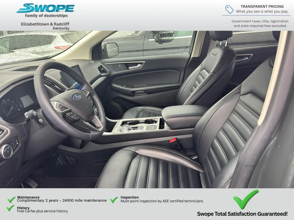 Used 2024 Forged Green Metallic Ford SEL image 15